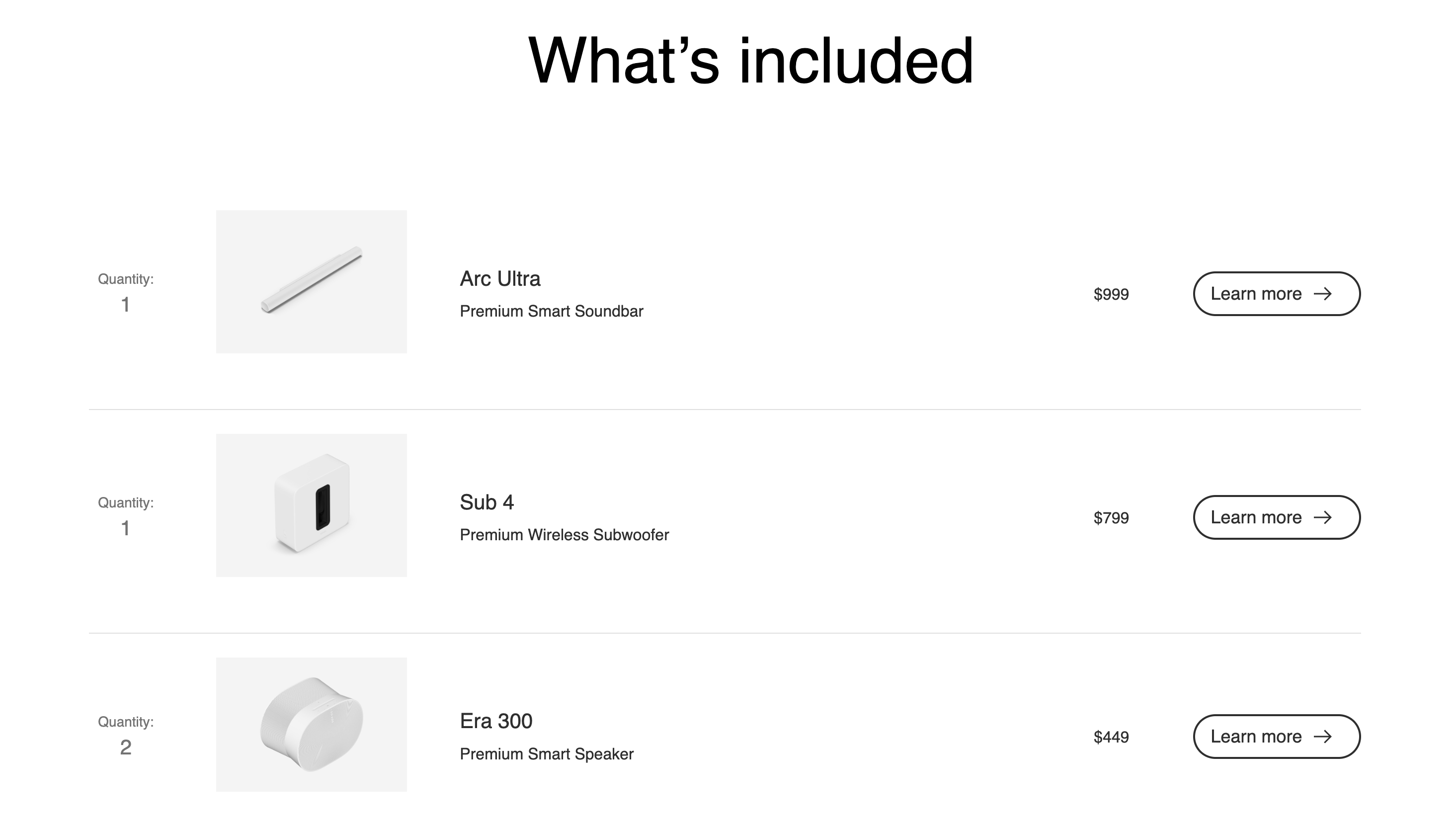 Bộ 4 Loa Sonos